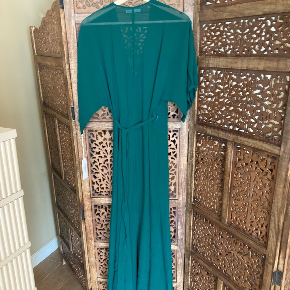 NEW NWT REFORMATION Winslow Dress Emerald - Picture 5 of 6